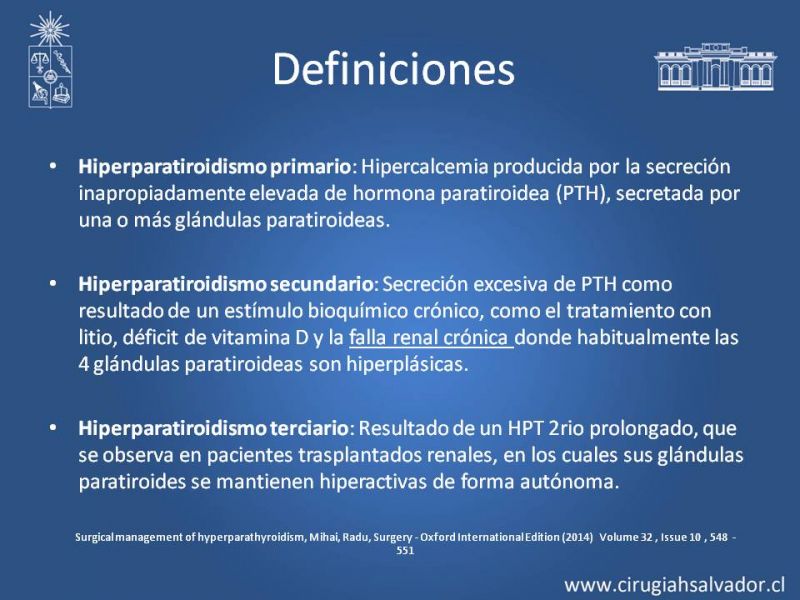 hiperparatiroidismo secundario