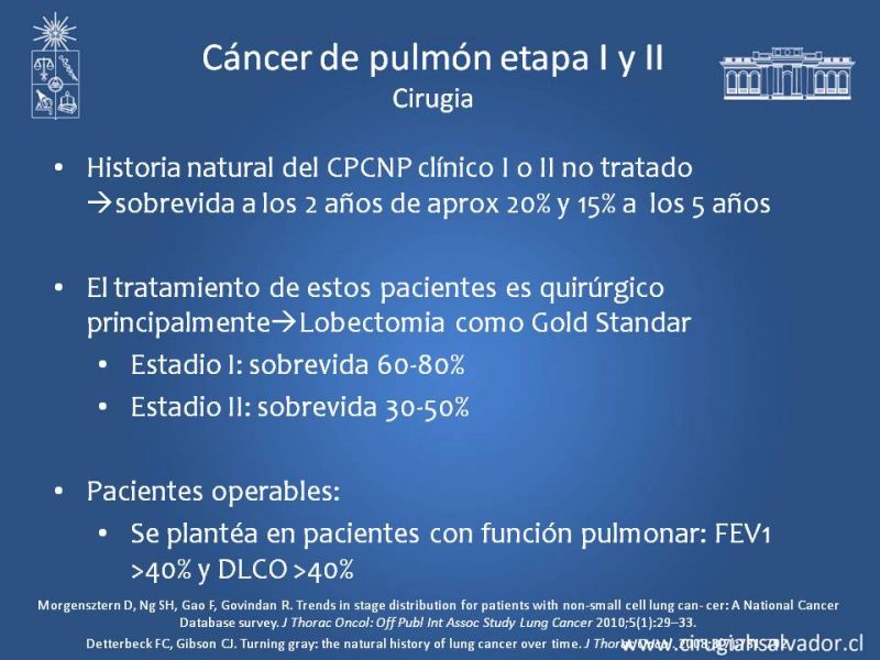 etapa 2 del cancer de pulmon